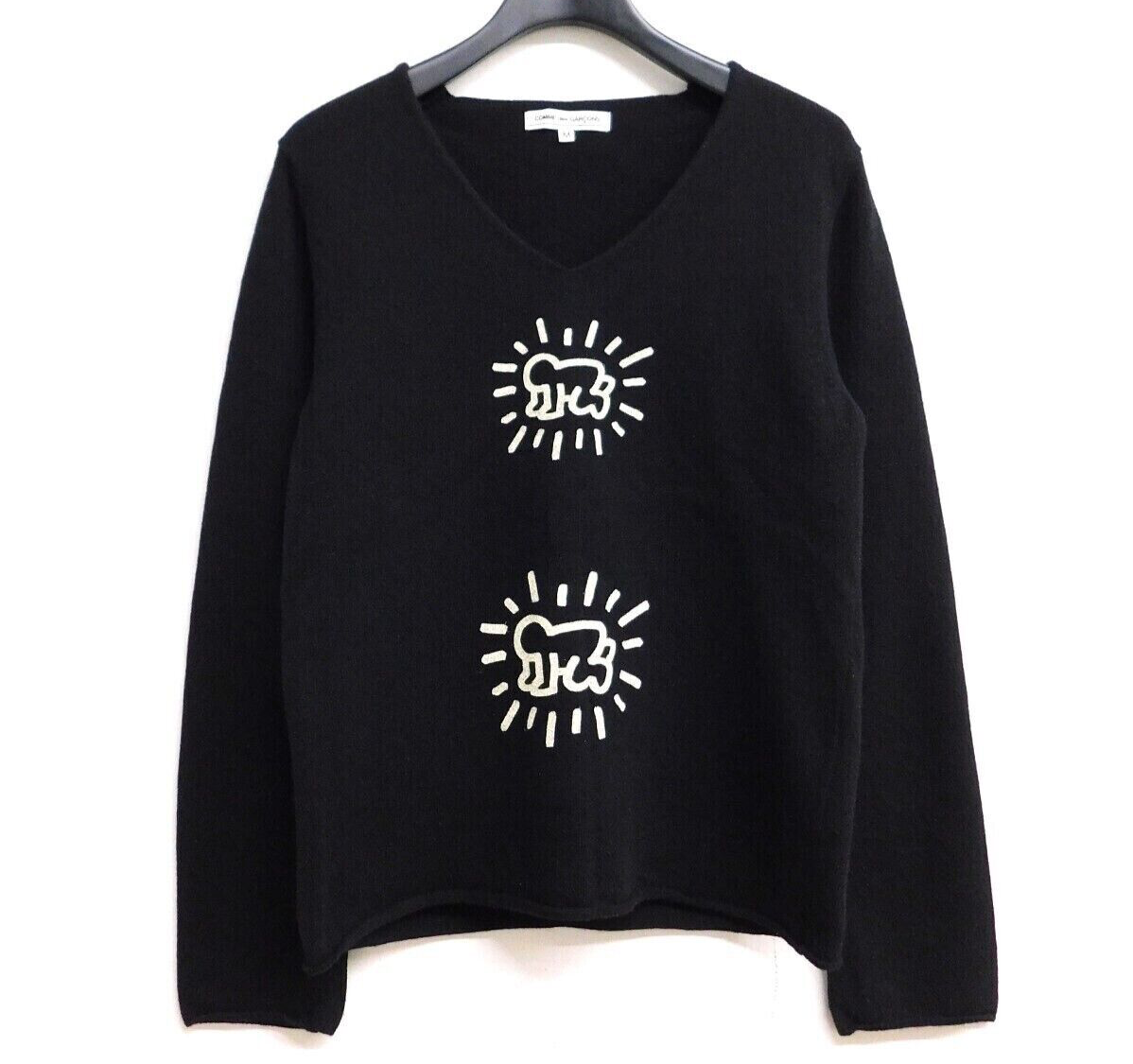 COMME DES GARÇONS ORIGINAL X KEITH HARING Wool Knit Sweater COMME DES GARÇONS ORIGINAL X KEITH HARING Wool Knit Sweater