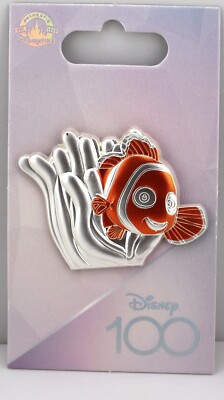 Disney Parks Platinum Collection 100 Years Anniversary FINDING NEMO pin - NEW