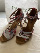 Dance Shoes Salsa Floral Size 5