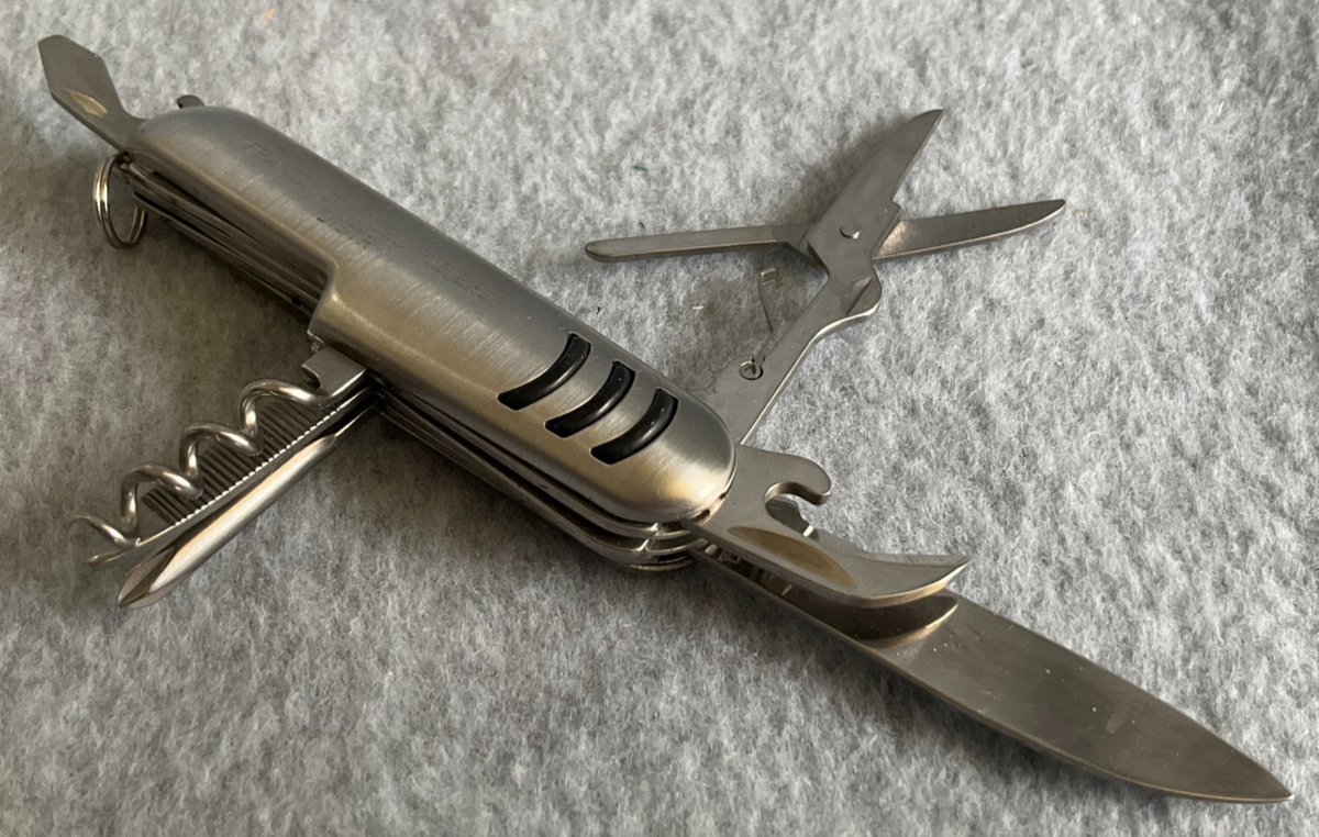 VINTAGE MYRON SWISS STYLE FOLDING MULTI TOOL POCKET KNIFE FRENTZ