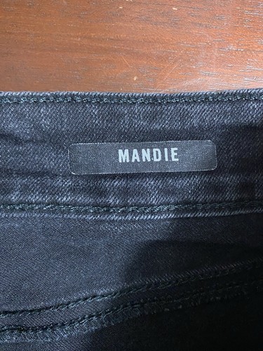 Bandolino Mandie Jeans Womens Size 18 Black High Waisted Straight Leg Denim - Picture 5 of 7