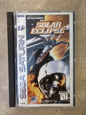 Solar Eclipse (Sega Saturn, 1995) Complete w/ Manual CD Case - Manual & CD MINT