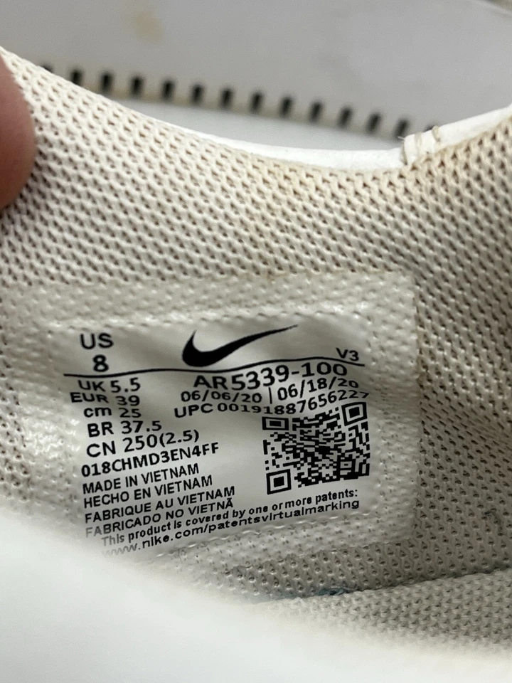 Talla 8 - Nike Air Force 1 Sage Low Triple Blanco W Foto 2 de 4