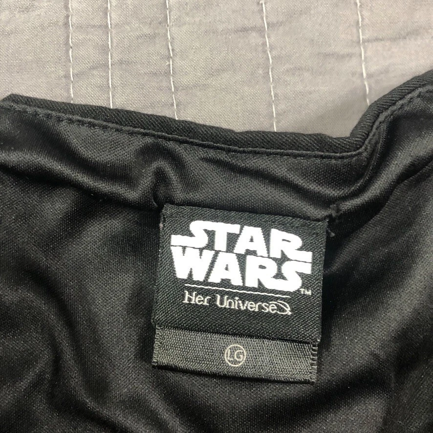 Vestido Star Wars Mujer Grande Negro Rojo Kylo Ren Her Universe Juegos con disfraces Dobladillo Alto Bajo Foto 3 de 4