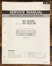JVC RX-302 BK LBK Receiver Service Manual Original 