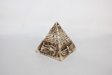 UNIQUE ANCIENT EGYPTIAN HANDMADE Pyramid Sphinx With Winged Isis Figurine stone 