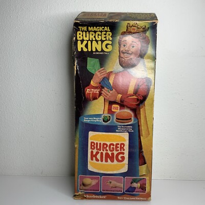 1980 Rare Vintage The Magical Burger King 20 Inch Tall Doll | eBay