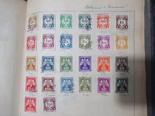 Antigua colección de estampillas de alto valor, Bohemia y Moravia, 200+ estampillas, también Segunda Guerra Mundial - Imagen 18 de 19