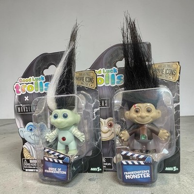 Good Luck Trolls Universal Monsters Frankenstein & Bride Dolls