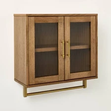 Reeded Glass Bathroom Wall Cabinet - Hearth & Hand™ with Magnolia