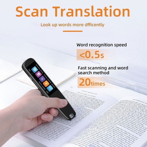 Smar Scan Traduction Pen 131 Langue Traductor Device 2.99in IPS Affichage 2MP - Afbeelding 4 van 12