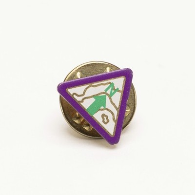 Webelos Cub Scouts Map and Compass Enamel Activity Pin Award Badge Vintage BSA