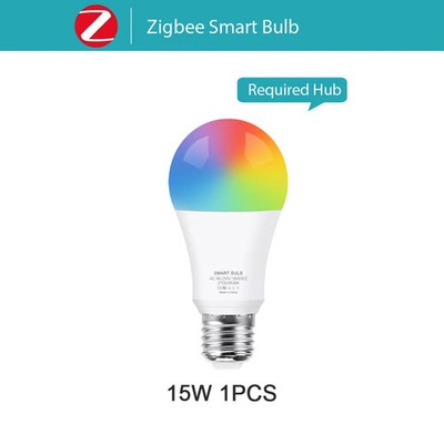 18W 15W Tuya Wifi Smart Home Led Lamp RGB+WW+CW E27 Zigbee 3.0 Led Light Bulb
