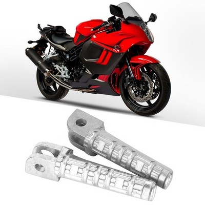 2x Aluminum Motorcycle Front Footpegs Footrests Fits For GT250R GT65 SET