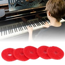 90x Piano Ring Gaskets Soft Wool Small Red Tuning Tool Accessories 1mm Thick KIT