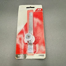 Ace 4-1/4” Showcase Lock Chrome Finish Glass Door Keyed Lock 5300309