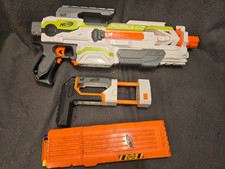 NERF Modulus ECS-10 Blaster w/ 18 Dart Clip and shoulder stock