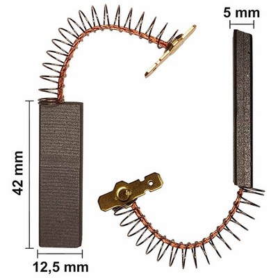 Kohlebürsten Kohlen für Bosch Maxx 7 Vario Perfect WAE28473FG, WAE28490SN Was...