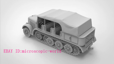 3D Printed 1/72/87 Model Kit German Sd.Kfz.8 DB9 12-ton Half-track Tractor