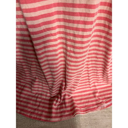 White Stag Women's Short Sleeve Sleepwear Tunic Dress Pink Striped Plus Sz 2X-3X - Picture 3 of 6