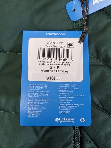 Columbia Women's Powder Lite II Jacket, Omni Heat Thermal Puffer - Size Small - Picture 3 of 9