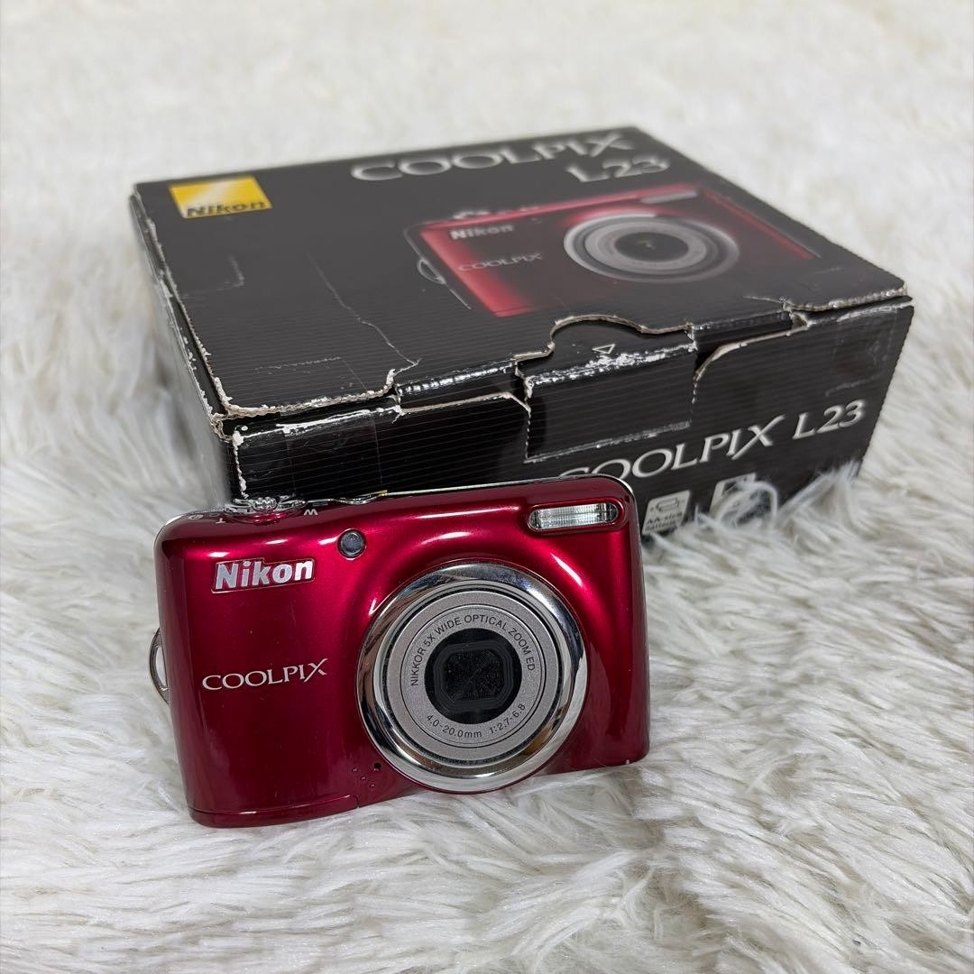 Digital Camera Nikon L23 Nikon Camera Coolpix L23 With Box Red