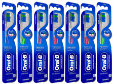 Oral-B Advanced DEEP CLEAN Tartar  Plaque Toothbrush, SOFT-Pack of 7 Toothbrush