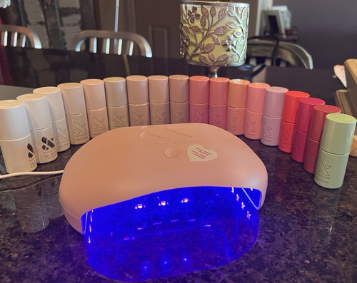 Olive & June New Assorted Gel Nail Polish & LED Gel Polish Curer Lamp 