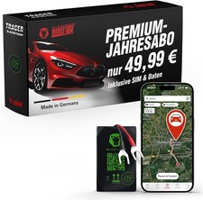 Tracer Go 4G GPS Tracker Auto Motorrad LKW - Peilsender mit SIM Karte, Echtzeit