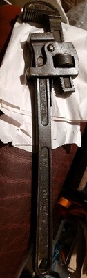 Vintage Stillson Walworth 18'' Pipe Wrench Adjustable Heavy Duty