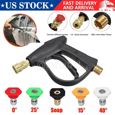 #ad #ad High Pressure Car Power Washer Gun Spray Wand Lance Nozzle and Hose Kit 3000PSI $10.76