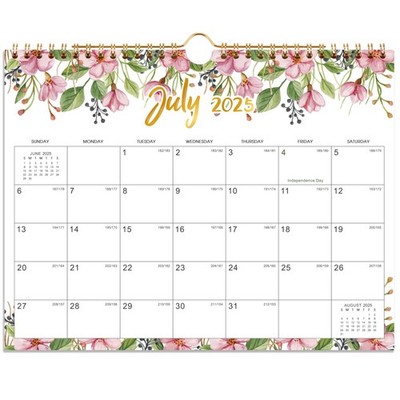 bound カレンダー Amazon.com: 2025 Wall Calendar Planner Hanging Spiral Bound