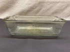 Vintage Fire King Philbe Glass Bread Baking Dish Loaf Pan 9” x 5”