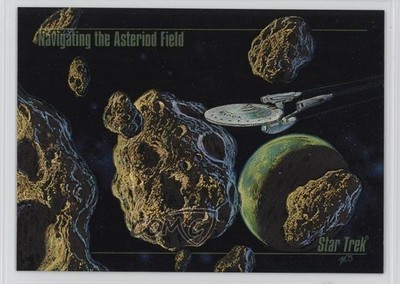 1993 SkyBox Master Series Star Trek Spectra Navigating the Asteroid Field 4g8