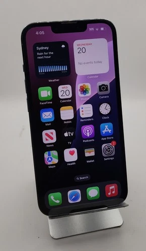 Apple iPhone 13 Pro - 256GB - Sierra Blue Unlocked - cracked back