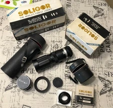 Soligor 90-230 mm and 28mm Vintage Lens (boxed) include adapter for Nikon.