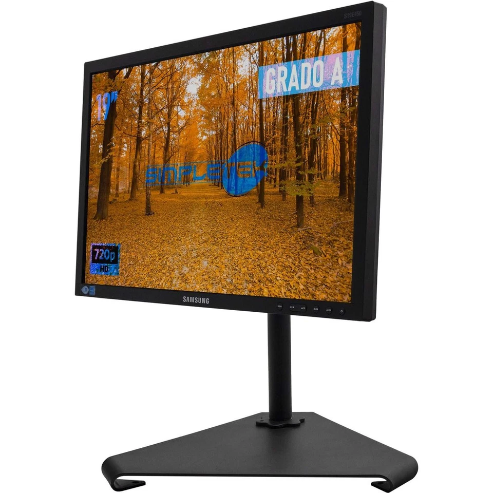 Samsung S19E450 Monitor Screen Display 19" 16:9 VGA VESA PC Refurbished - Image 2 of 4