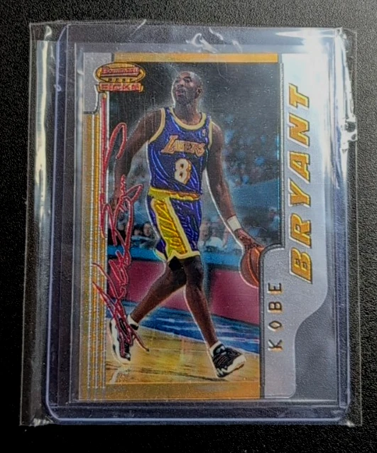 1996-97 Bowman's Best Picks Die Cut ❗ Kobe Bryant ❗ Rookie RC #BP10 ❗ 🏆🏆🏆🏆🏆 - Image 3 of 3