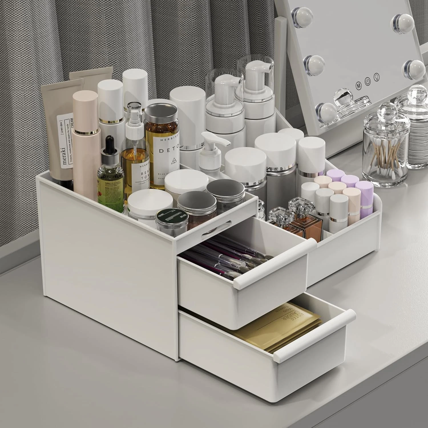 Makeup Organizer Storage Drawers, Large Capacity Cosmetic Organisers for Lipstic