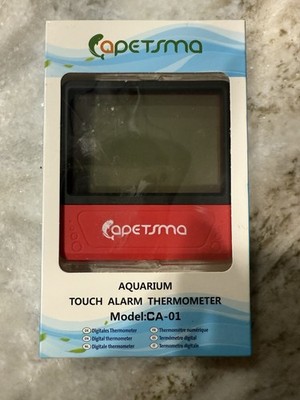 Capetsma Aquarium Digital Fish TankTouch Alarm Thermometer