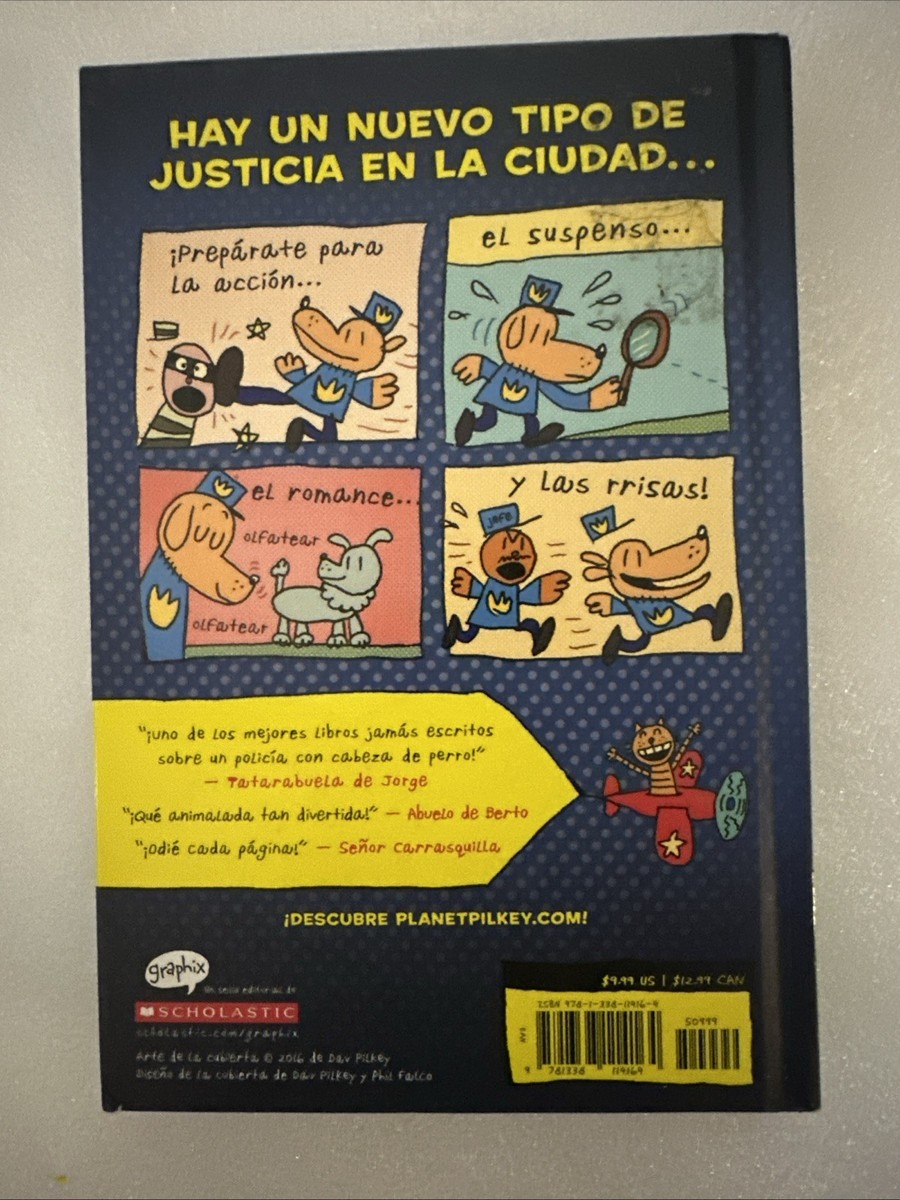 Hombre Perro (Dog Man) by Dav Pilkey (2017, Hardcover) for