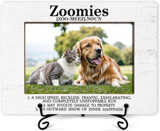 Dog Picture Frame for Dog Lovers, Dog Themed Gifts for Birthday Christmas Thanks