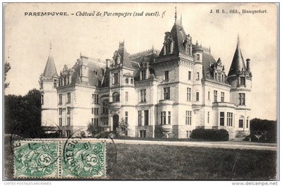 33 PAREMPUYRE - das Schloss, Übersicht Westküste