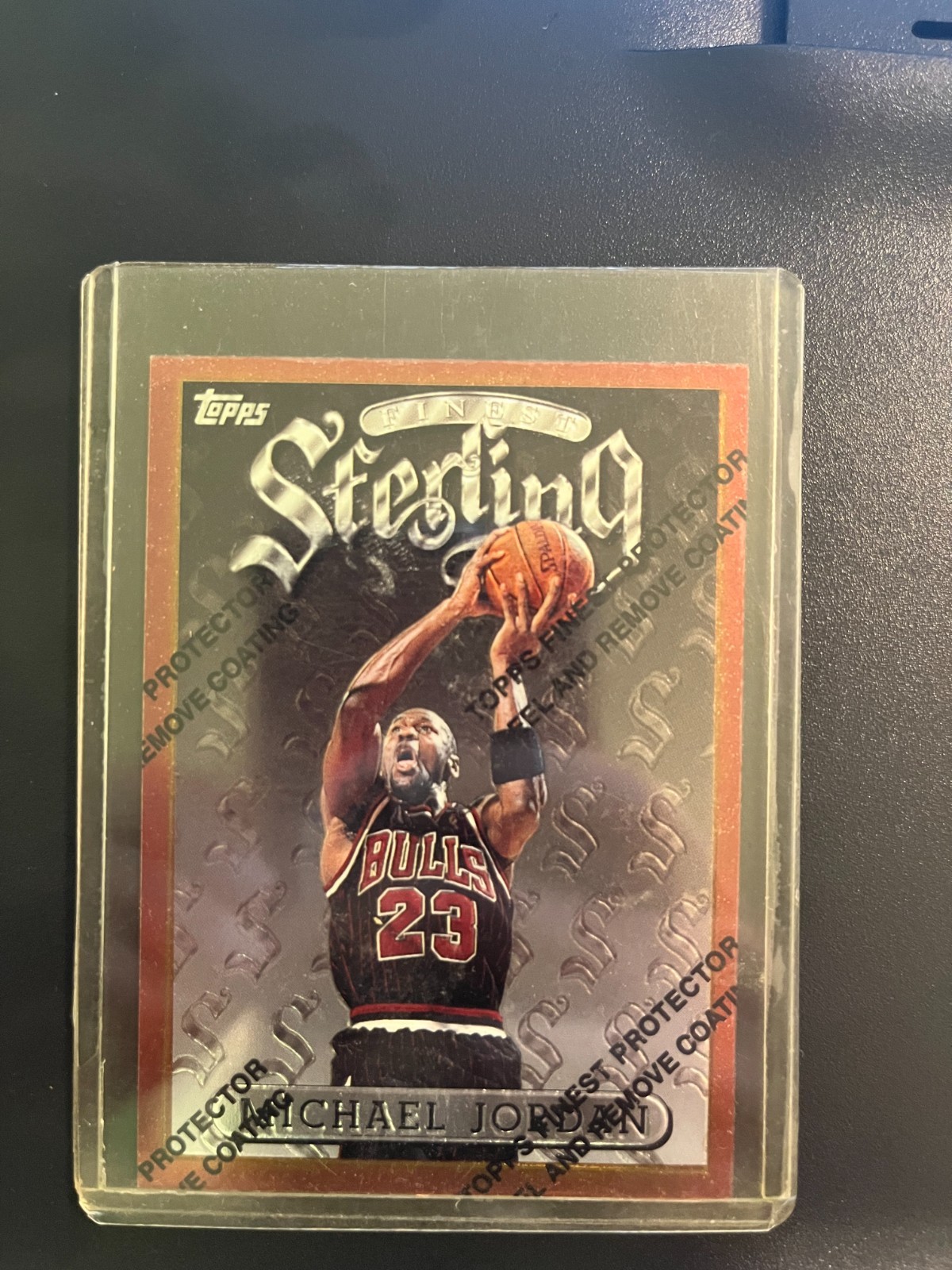 1996-97 Topps Finest - Common Bronze Michael Jordan #50