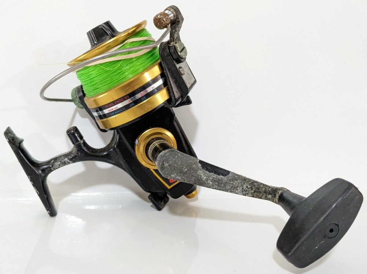 ペン　スピンフィッシャー　7500SS Vintage Penn 7500SS High Speed Salt Water Spinning Reel 4.6