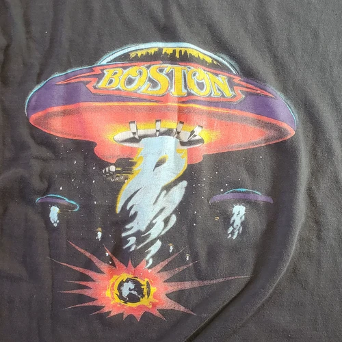 Boston Canadian Concert Tour T-Shirt 1980s vintage concert t-shirt, vintage, single stitch, B+ condition