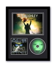 KISS Ace Frehley Autographed Signed 11x14 Custom Framed CD Photo Anomaly ACOA