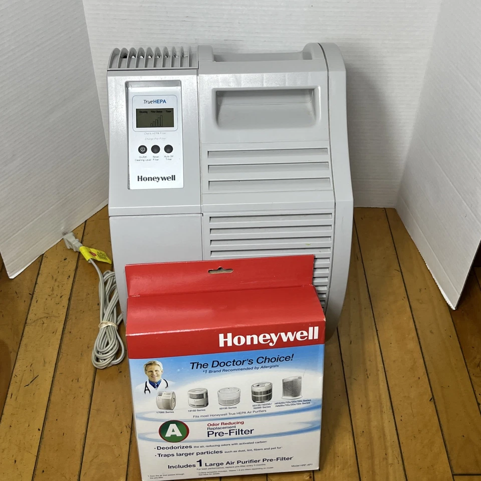 Purificador de filtro de aire Honeywell True Hepa 17007-HD y filtro de repuesto nuevo, FUNCIONA Foto 4 de 4