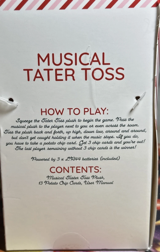 Tater Toss Toss That Tater Electronic Plush Musical Potato Passing Game - Picture 2 of 2