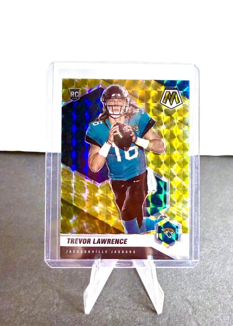 2021 Panini Mosaic Trevor Lawrence Reactive Yellow (RC) #301